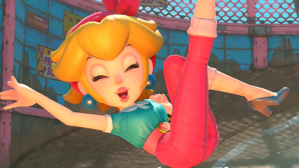 Misstar_E's tweet photo. Didn't know which one of these best suits that pose so I just took all 4 so everyone can get their favorite expression. Mine is the 3rd and 4th.

#Peach #princesspeach #mariokart #mariokartworld https://t.co/zPu7MIYkeT