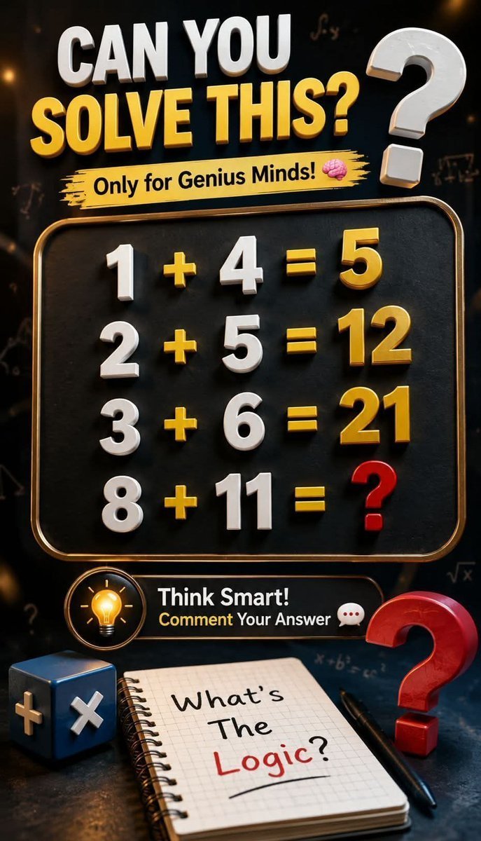 james8yg2's tweet photo. No matter how simple it looks, most people can't find the right answer.

Can you solve it?
👇👇👇 https://t.co/DFy0hOVAGO