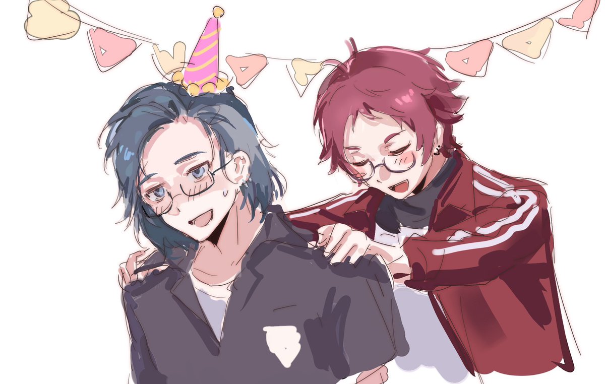 MoonShelter_'s tweet photo. もるでおさんにお誕生日を祝ってもらった式さん https://t.co/mnsQIzKnpi