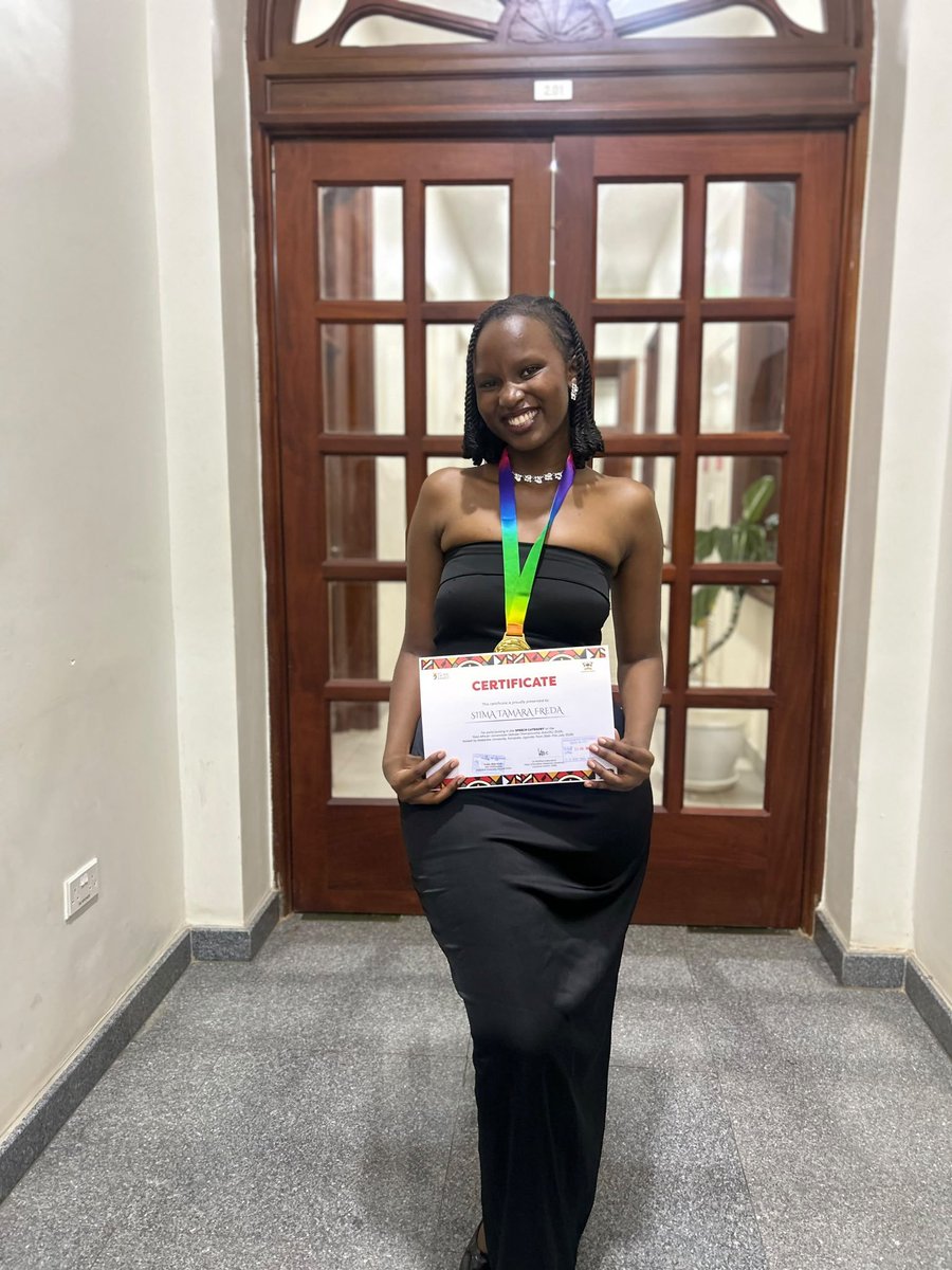 makdebateunion's tweet photo. A massive congratulations to Makerere University team  @Cynthiaethel19  and @Joshua_lawel   for taking home 1st place at EAUDC 2026.
You all spoke with incredible eloquence, sharp logic, and complete confidence under pressure. The university is incredibly proud of you.🥳🥳 https://t.co/OwObwWfprl