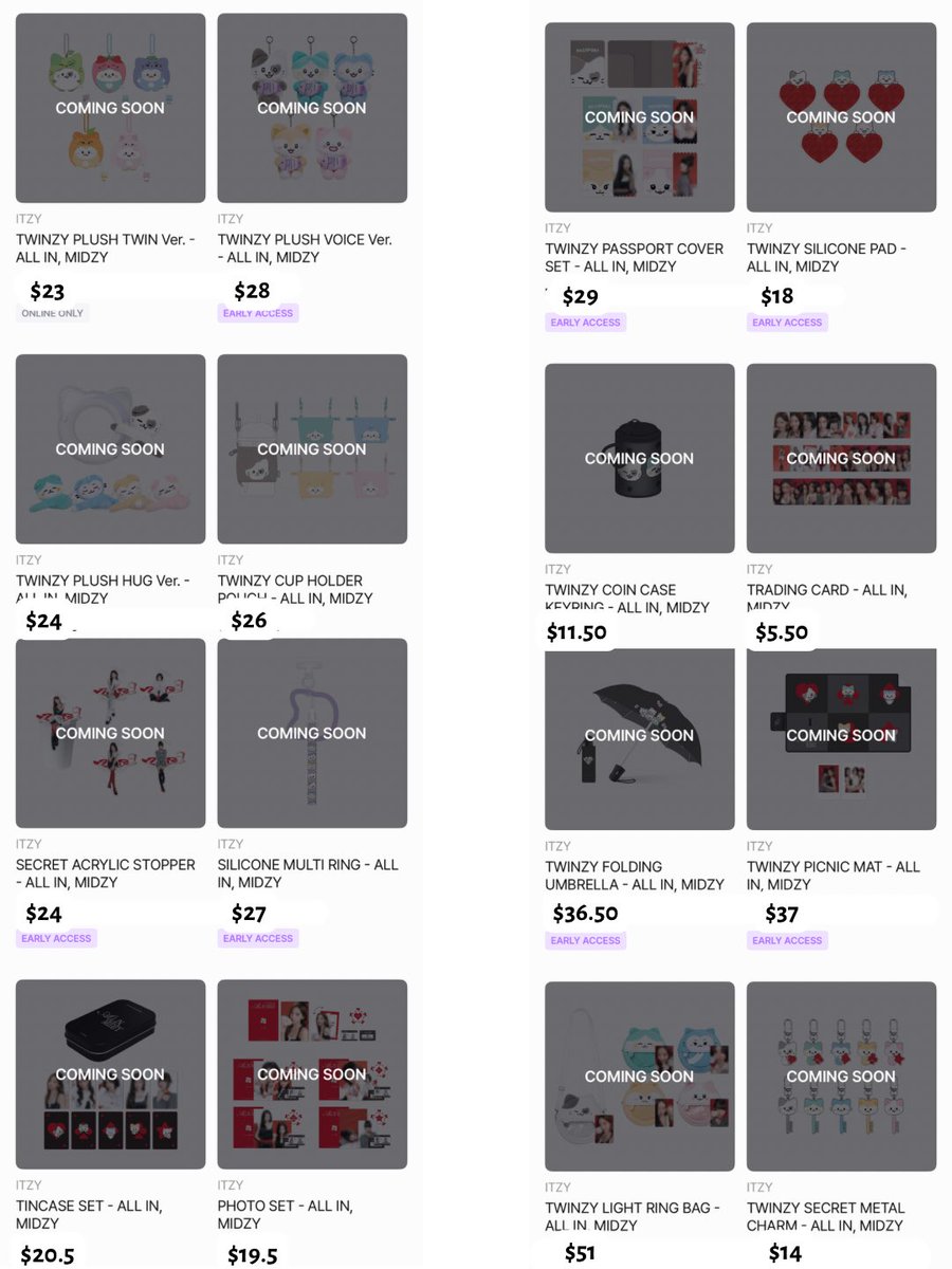 ecseoul's tweet photo. HELP RT TQ💜 | #esoulposts

[🇸🇬SG PO/GO] #ITZY The 5th Fan Meeting 있지 믿지, 날자! “ALL IN, MIDZY” OFFICIAL MD

🏷Price: Refer to pic 
🫧 OTP, Excluding Local Postage

📝 Order Here: https://t.co/3iz15Tt1F6
+ QUOTE #ITZYMIDZY

#YEJI #YUNA #RYUJIN #LIA #CHAERYEONG https://t.co/q2irwW8qYC