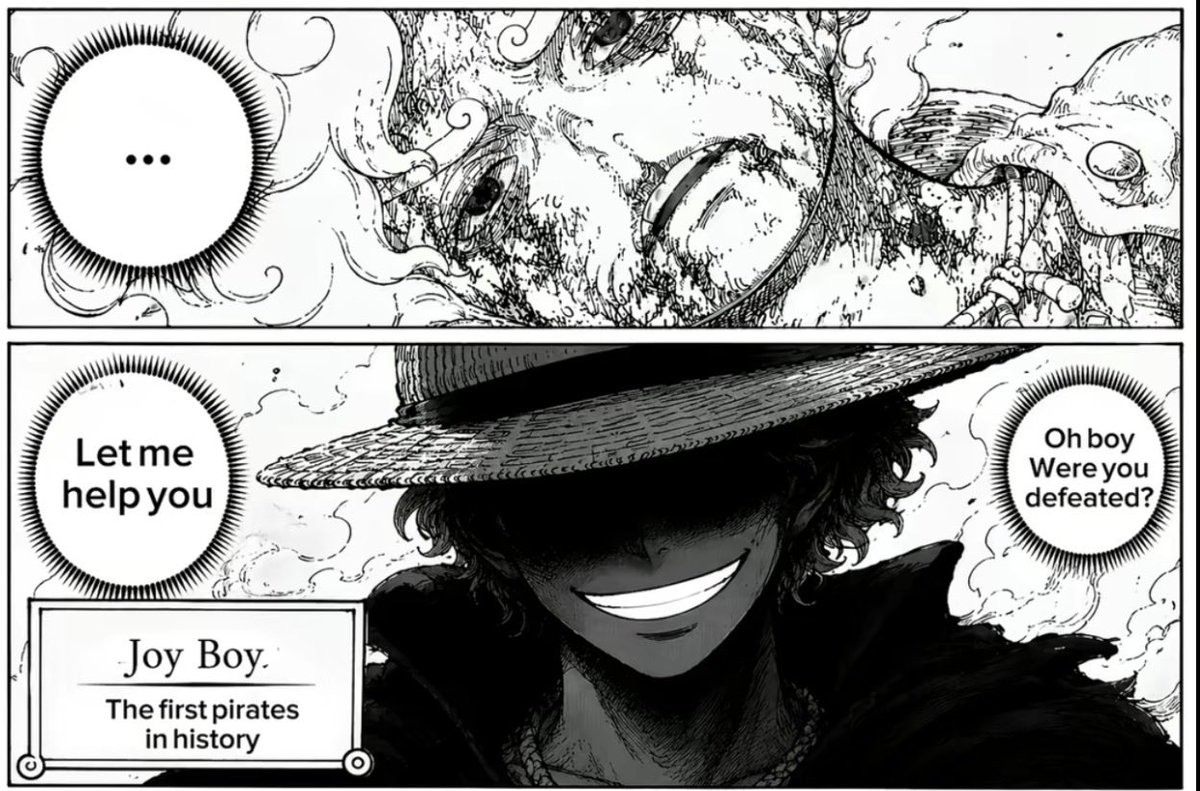yonko45_'s tweet photo. Chapter 1190 

Imagine if joyboy talked to luffy while he was laying to the ground almost dead and took over 😭🔥

#ONEPIECE〜 #chapter1190 #ai #tiktok #joyboy #luffy #manga #searchpage #X #ワンピース https://t.co/RKUke5ohml