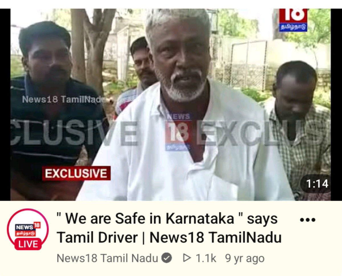 Rakkasa007's tweet photo. Don't lie, in Tamil Nadu kannadiga drivers are often bullied for Their flag and Karnataka registation number 
but bigot journalist likes u never report such news, but cry over Fake things. https://t.co/w4M4B1ABhR