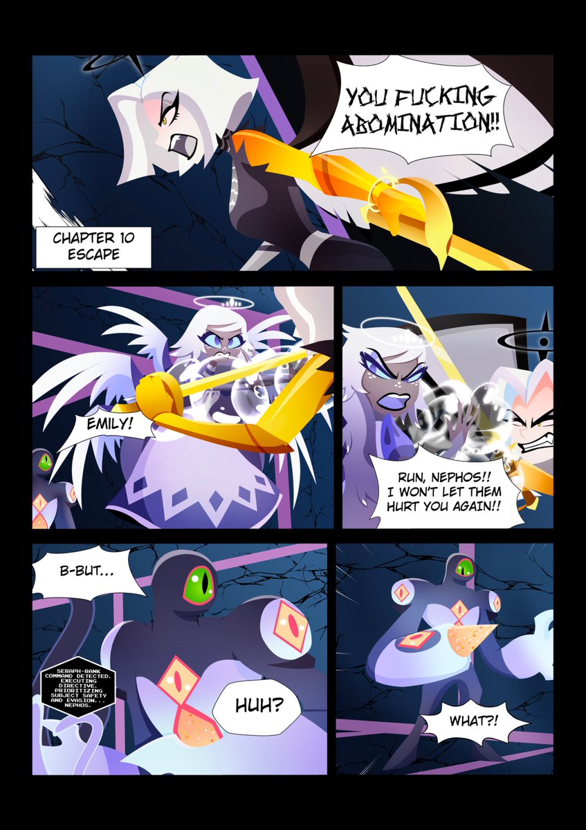 edonovalpgc's tweet photo. PROJECT NEPHILIM PAGES 170-172

#HazbinHotel #fancomic #comic #ProjectNephilim #Nephos #OriginalCharacter #Emily #Lute  

Please comment and share. https://t.co/X20l0dXkZE