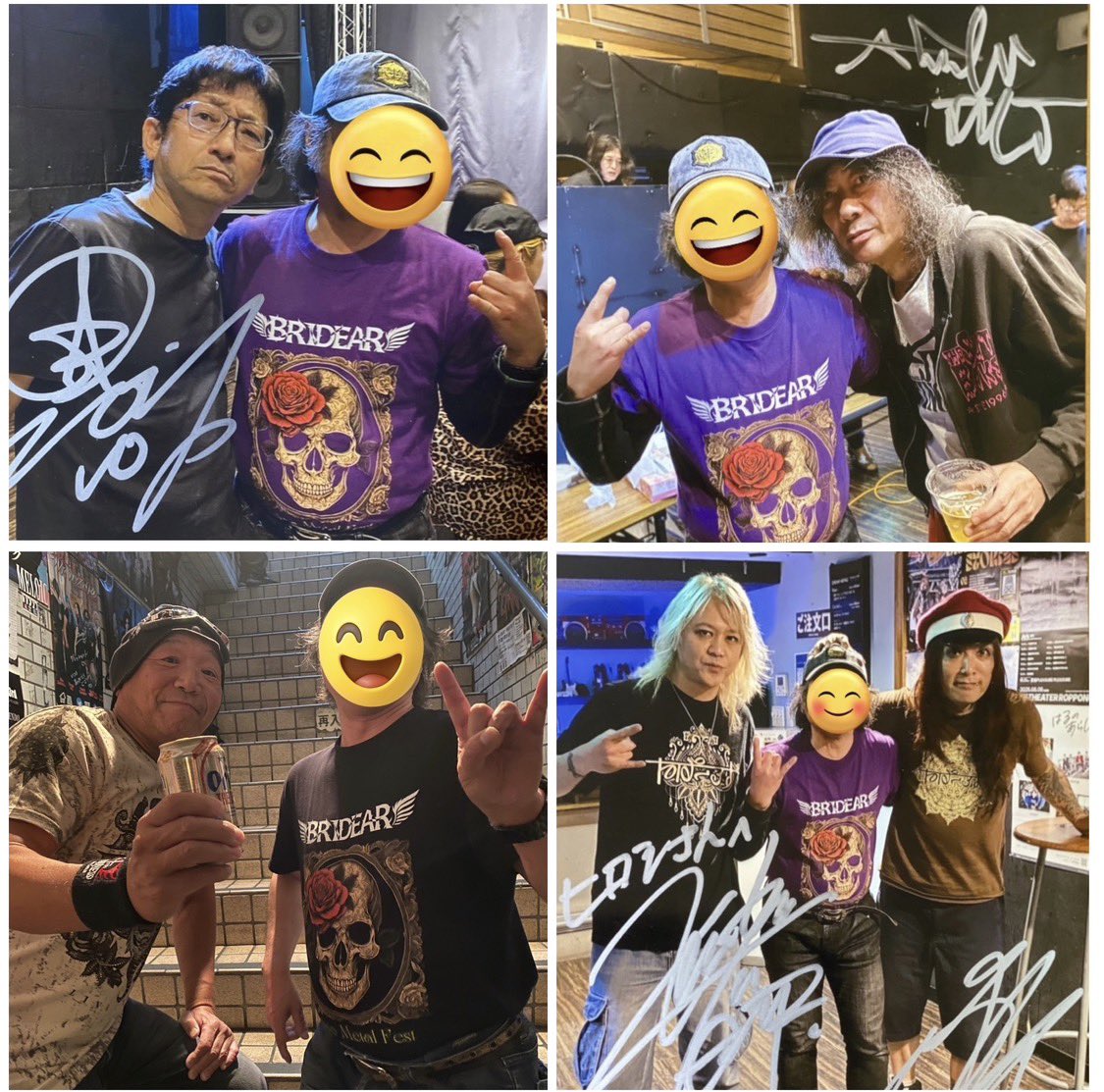 Hiroshi2k0714's tweet photo. ✨独り言✨
#BRIDEAR Tシャツで写真を撮ったバンドとは対バンライブが実現している。
#SUPERBLOOD とはツーマンライブ、
#ねぱーるず (#山下昌良)→ #JandY と対バンが実現。
そうすると次は・・・
よろしくお願いします🙇 https://t.co/TLnXChHmzE