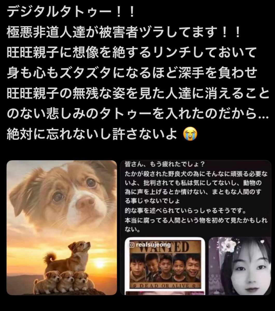 mama00007777's tweet photo. ネットに晒されて被害者ヅラしてるよ https://t.co/tp1Tl9Ncrw