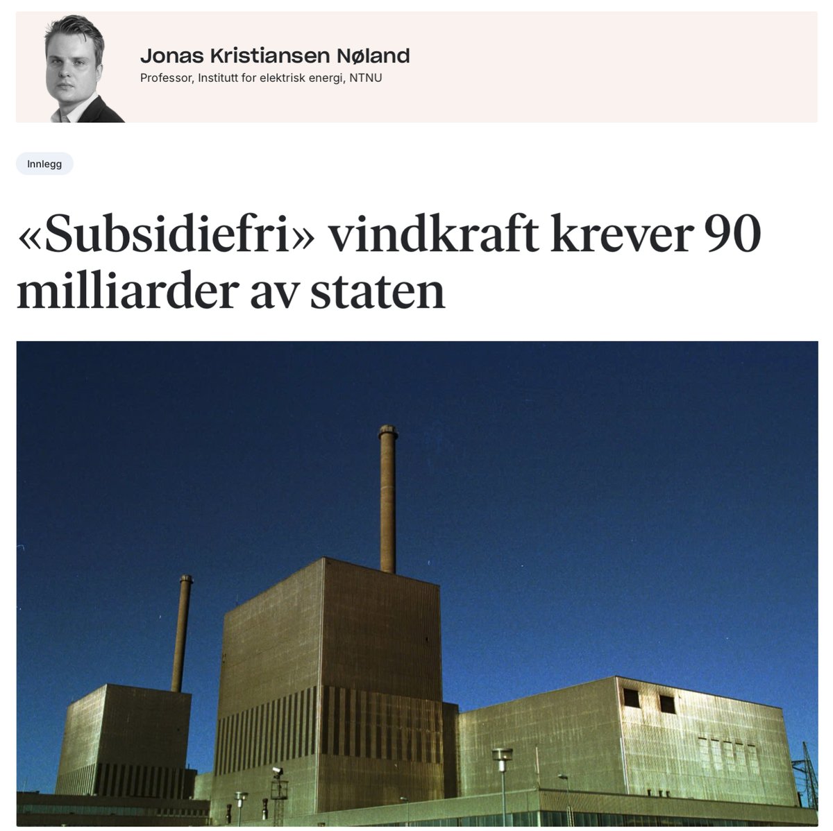 Jonas Kristiansen Nøland tweet media