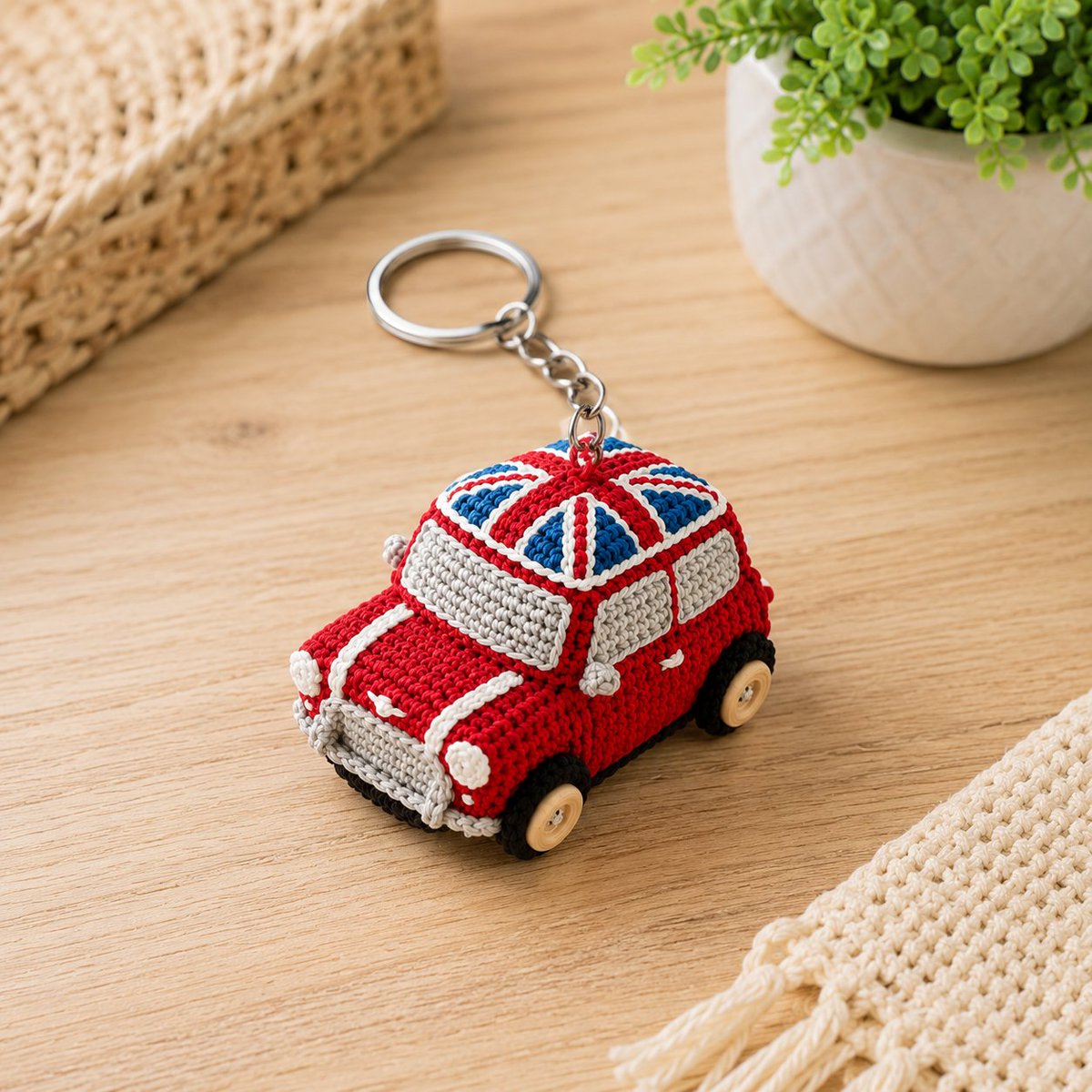YarnandYield's tweet photo. New British Car Crochet Pattern is now available from YarnandYield!

Create a detailed mini car keychain with a Union Jack roof, realistic wheels, and charming amigurumi details.

🛒 https://t.co/8TPycSFBJj

🏪 https://t.co/SHITvHWhXF

#CrochetPattern #Amigurumi #CrochetKeychain https://t.co/4WYchxidVC