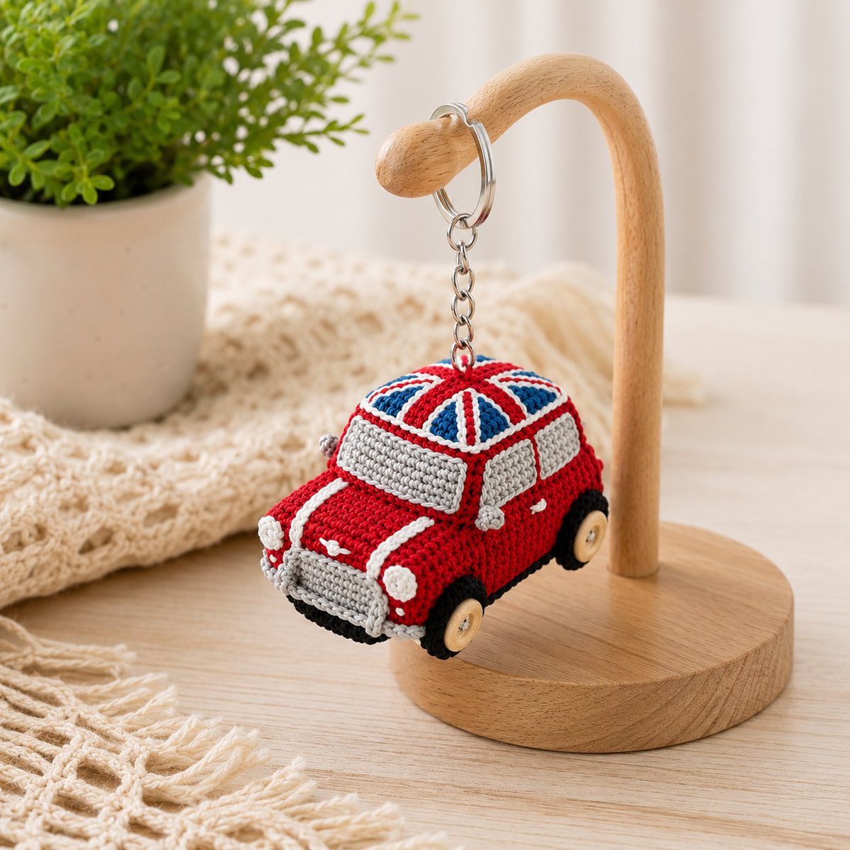 YarnandYield's tweet photo. New British Car Crochet Pattern is now available from YarnandYield!

Create a detailed mini car keychain with a Union Jack roof, realistic wheels, and charming amigurumi details.

🛒 https://t.co/8TPycSFBJj

🏪 https://t.co/SHITvHWhXF

#CrochetPattern #Amigurumi #CrochetKeychain https://t.co/4WYchxidVC