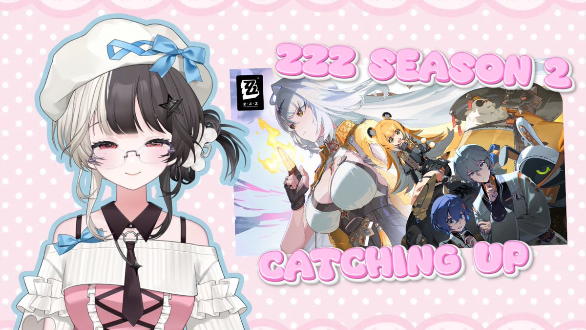 Reikou_VT's tweet photo. we are streaming zzz baby! let's catch up on the second season! https://t.co/pUCn905Jgf
