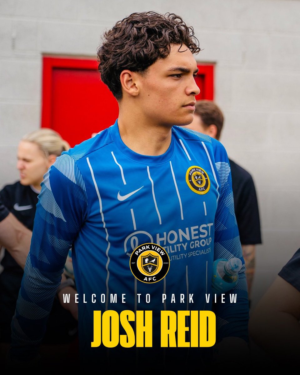 ParkViewAFC's tweet photo. 🟡⚫️📑✍️ We are delighted to announce the signing of Goalkeeper Josh Reid for the 2026/27 season!

🙌 Welcome to the club Josh!

#PVAFC https://t.co/PTGCTRx47c