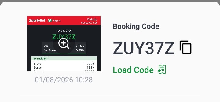 Prudentipz's tweet photo. From login to payout, everything just flows. Respect." #Sportybet.

3 Sure Odds👇
BookingCode👉ZUY37Z

18+Only_Gamble Responsibly🔞 https://t.co/1qVs14Trz5