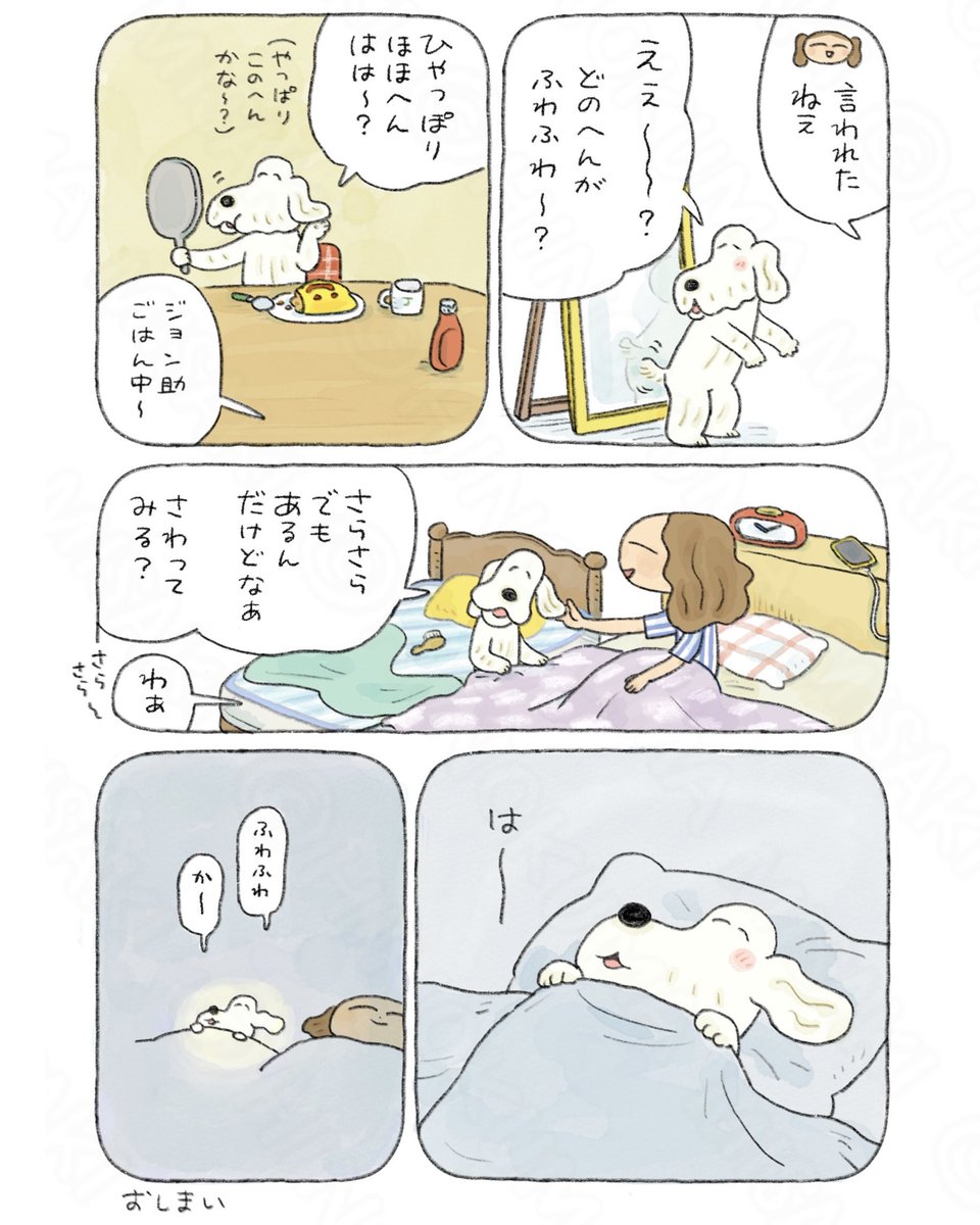 hino_kuma_'s tweet photo. 「ジョン助のふわふわ」
つづく🐶 https://t.co/7IhS4vbQ8B