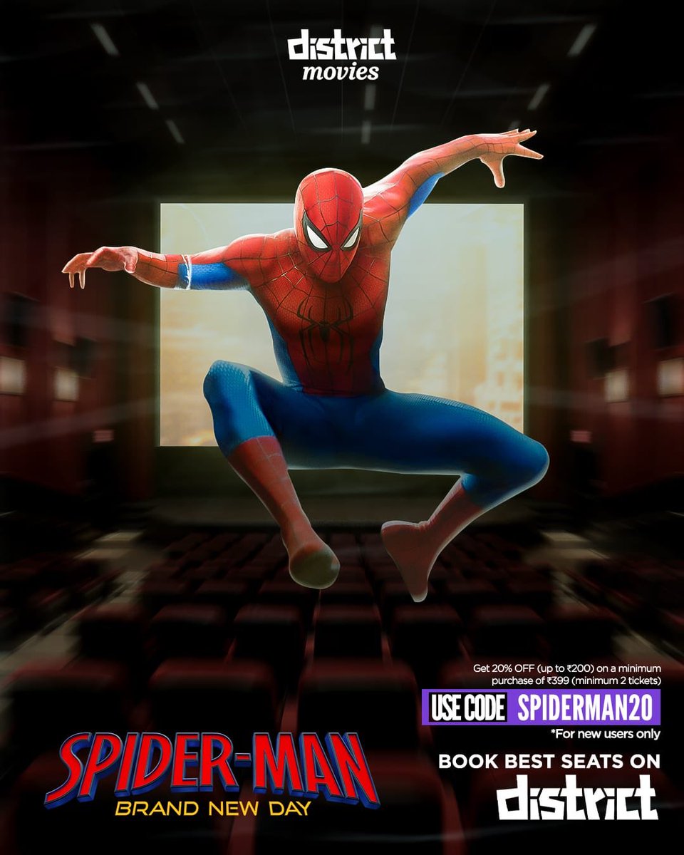 rajeshmanne1's tweet photo. 🕷️#SpyderManBrandNewDay 

District App Coupons ఇస్తాను.

#DistrictMovies | @District_SS https://t.co/TAqRTuxf1O