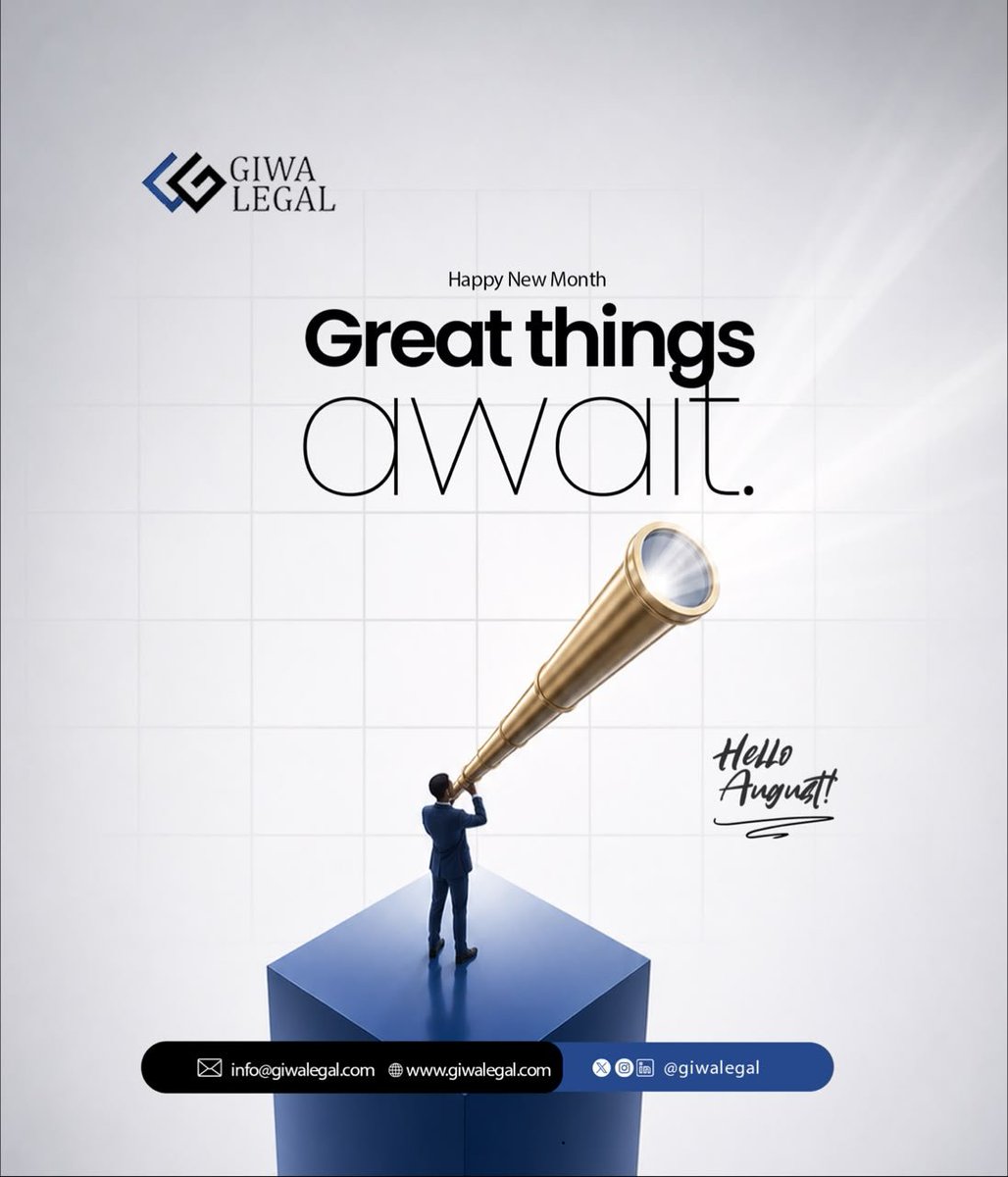 giwalegal's tweet photo. Every month writes a different story. We hope August tells a good one for you. https://t.co/wsOp88qntw