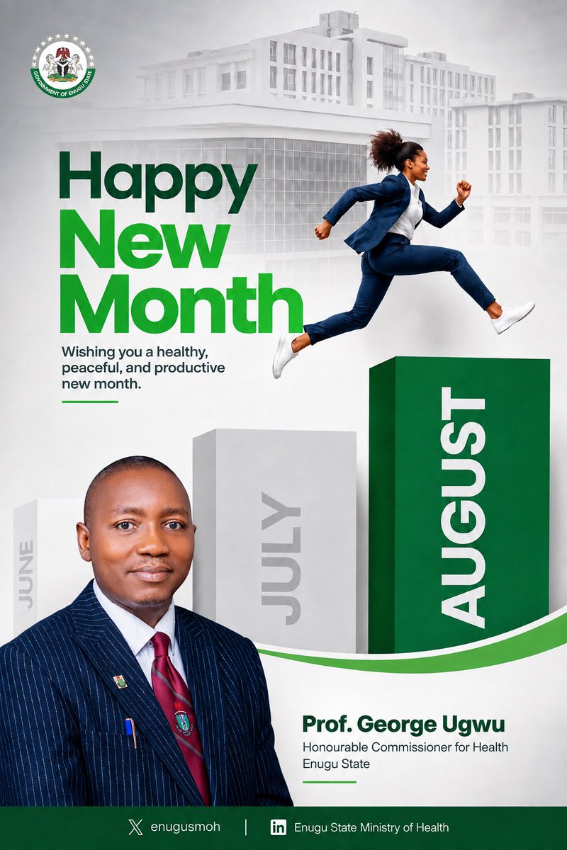 enugusmoh's tweet photo. Healthy living starts with simple everyday actions, starting with what we eat, our homes, and our environment. Keep your surroundings clean. Dispose of waste responsibly. Keep Enugu clean.

Prof. George Ugwu
Honourable Commissioner for Health
Enugu State https://t.co/tvASnj02Q8