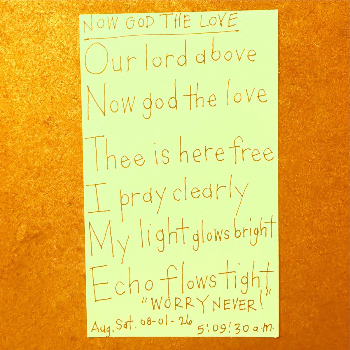 GODISNU's tweet photo. #Our #lord #above.
#Now #god #the #love.
#Thee #push #uh #shove. https://t.co/i6yebm2M0j