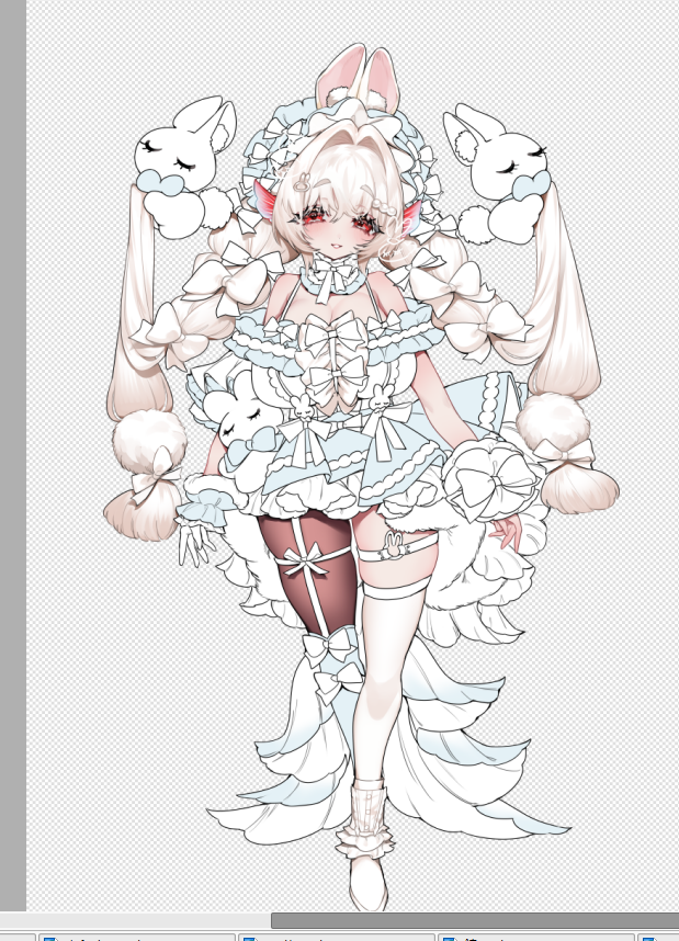 666Kotobuki's tweet photo. 全身描きかけ　半年くらい構い続けてる気がするのでそろそろ完成させます https://t.co/O2jQTfvXxL