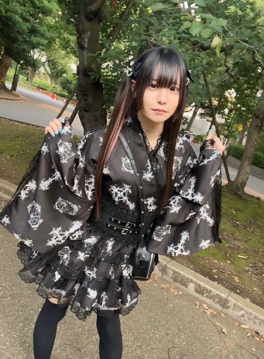 kitune_ponpoko's tweet photo. 地雷系浴衣でお出かけしてきた👘 https://t.co/dluAjW8Nw6
