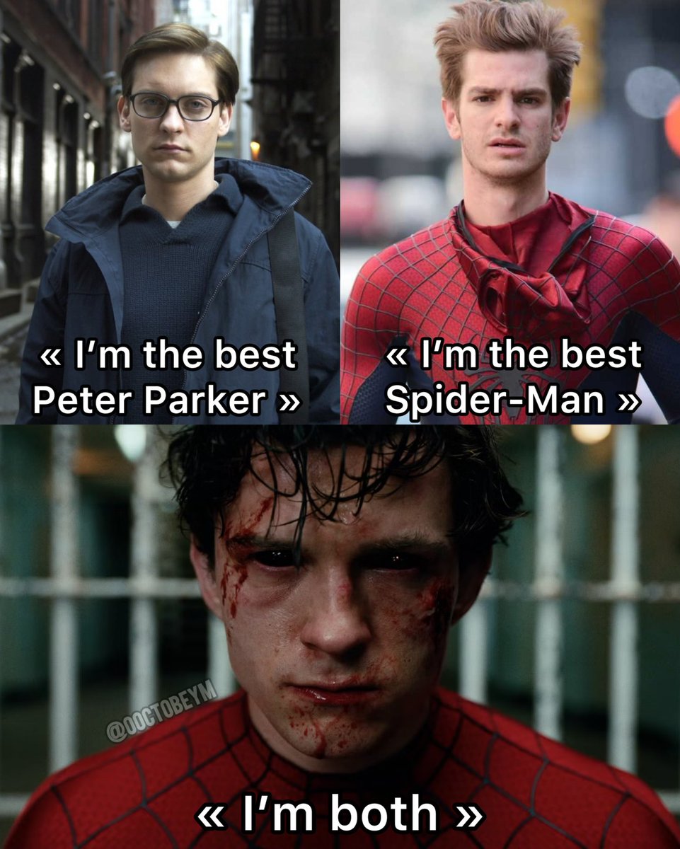 No Context Tobey Maguire tweet media