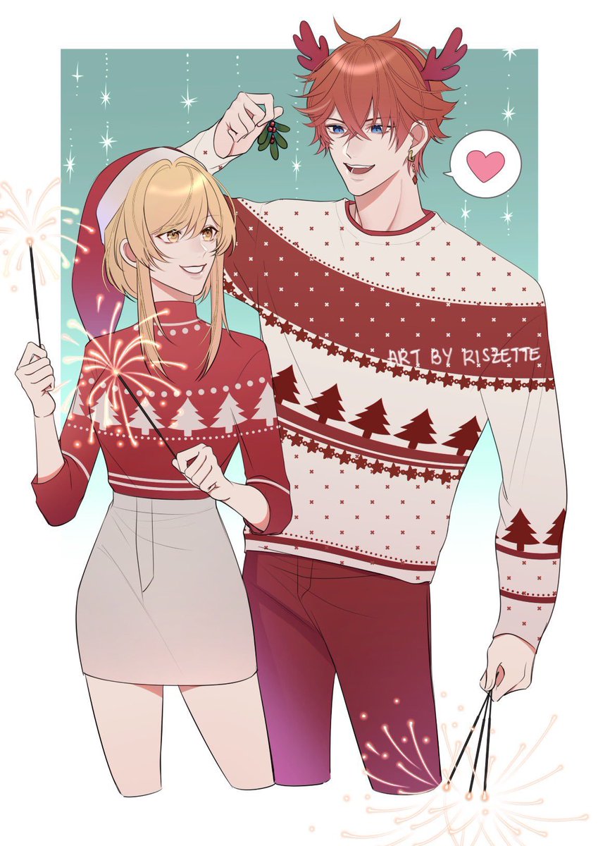 cosmichumanlove's tweet photo. Chilumi art of riszette 

Loke and Lucy December Winter and Christmas fashion https://t.co/UUwXUX4U9p
