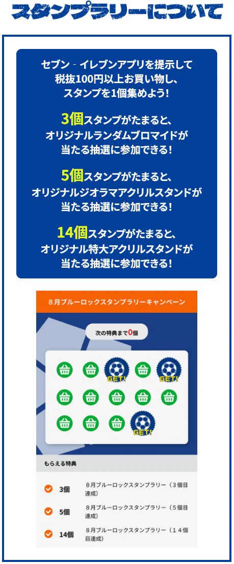 コンビニチェッカー в X: „『ブルーロック』×セブンイレブン コラボCP