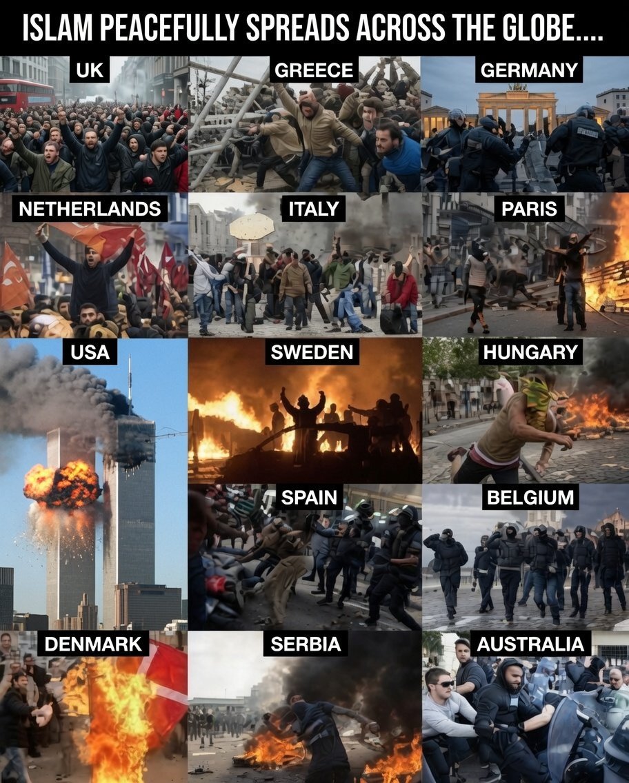 NordicHobbit's tweet photo. You must internalize it fundamentally, it's not going to get better, the only way this stops is by deporting each and every Muslim out of the West, Banning islam and securing the boarders.
#EuropeInvasion
#Spain #CeutaSpain #Ceuta #CeutaEsEspaña #CeutaInvasion #SpainInvasion #Moroccans #MoroccansInvasion #islamicinvasion #Muslims