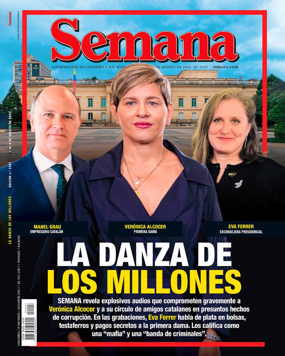 RevistaSemana's tweet photo. #VerónicaAlcocer | SEMANA revela explosivos audios que comprometen gravemente a Verónica Alcocer y a su círculo de amigos catalanes en presuntos hechos de corrupción. 

Vea el contenido completo aquí: https://t.co/SAVK7bWxCO https://t.co/BB62y4Vbia