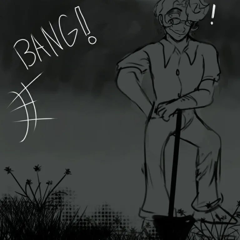 grellronceo's tweet photo. I wonder what he's gonna see🤔
4/??
Guys please do ignore the inconsistency of Alastor's clothes later on , it's because I made the part 5 before this one and i forgot he was wearing a coat.
#murdermedia #radiostatic https://t.co/orlirGztWC