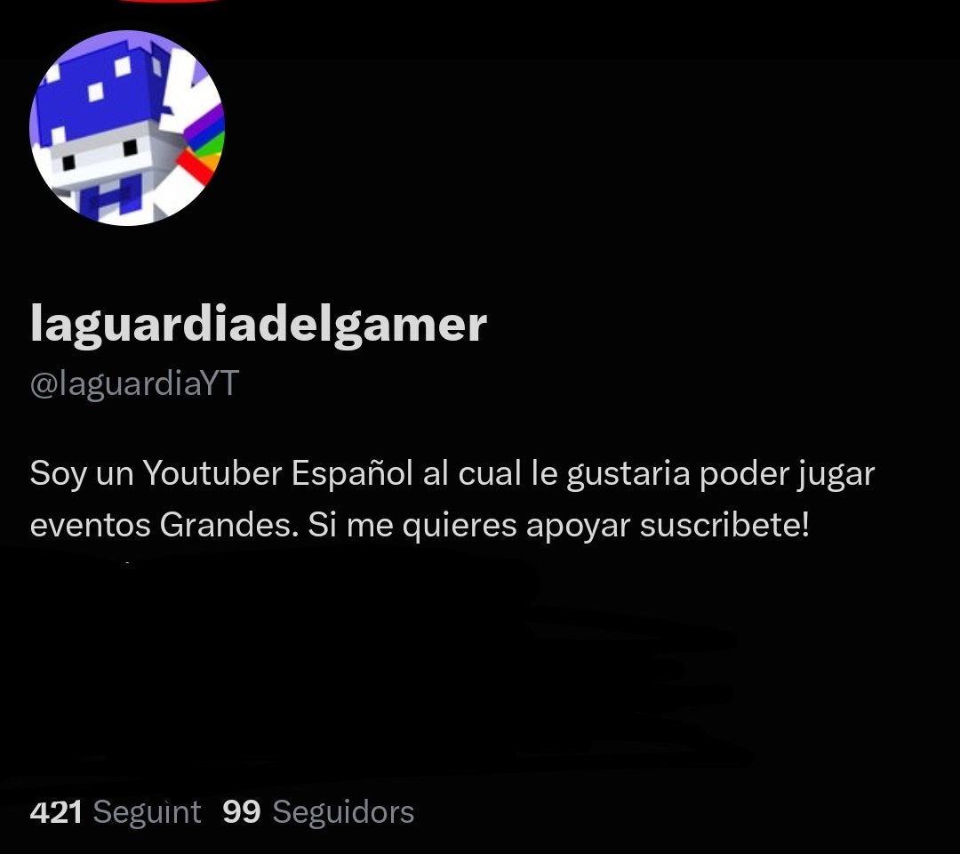 laguardiaYT's tweet photo. Nunca pido esto, pero,  UN SEGUIDOR MÁS PARA LOS 100 https://t.co/xtxqeDUCcK