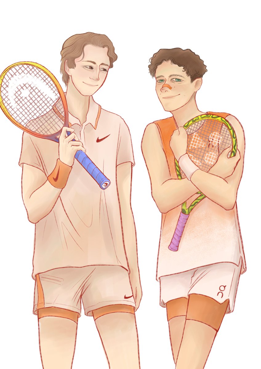 kill_this_song's tweet photo. Landoscar tennis art 🎾 https://t.co/OIAzVoRGi6