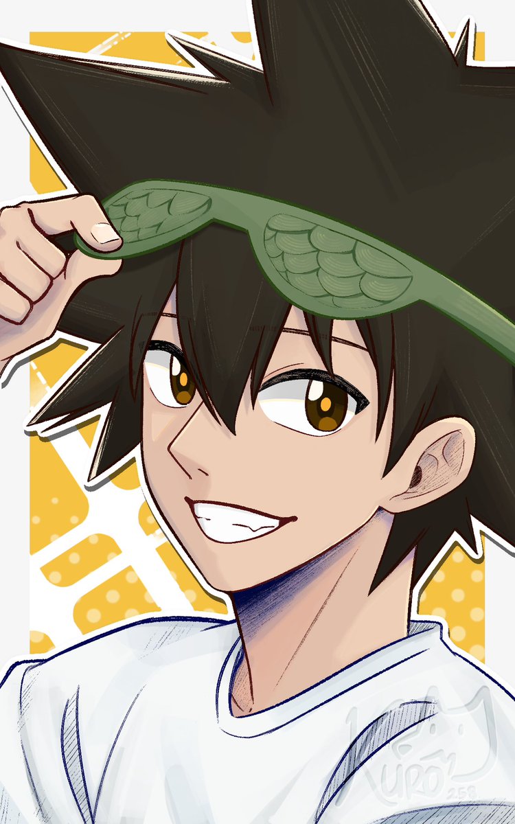 Kurokami258's tweet photo. Fan art Mori Jin dari #GodofHighschool 🐒 https://t.co/wW0DbwtatU