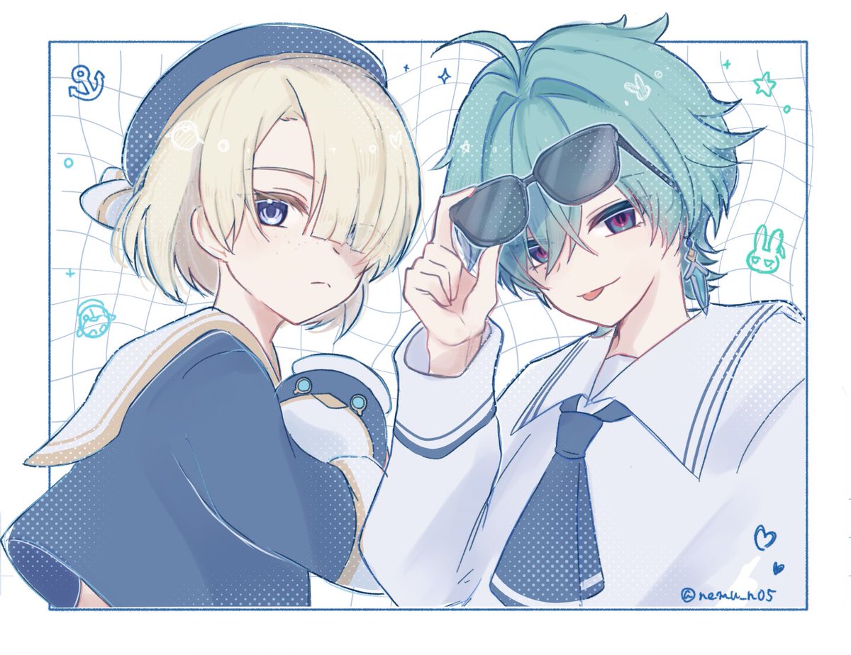 nemu_n05's tweet photo. 🩵⚓️
#Freminet  #Lohen https://t.co/23qPo81h7D