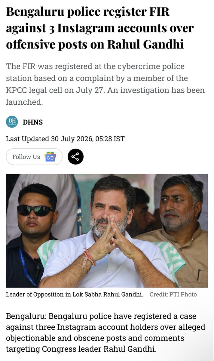 AsYouNotWish's tweet photo. Somehow, nobody is talking about this. Maybe it’s the tyranny of distance. Bengaluru is one lakh kilometres away, you see. https://t.co/2OczGJcdjK