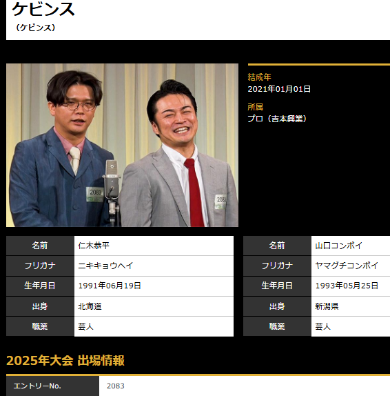 laughterneuvell's tweet photo. ケビンスのエントリーナンバーは2021年から
474→1773→2028→2572→2083と推移していて、こんなにエントリーが遅かったことはない
現在までに5139組がエントリーしている　＃M1グランプリ2026 https://t.co/7sxD7XOEmj