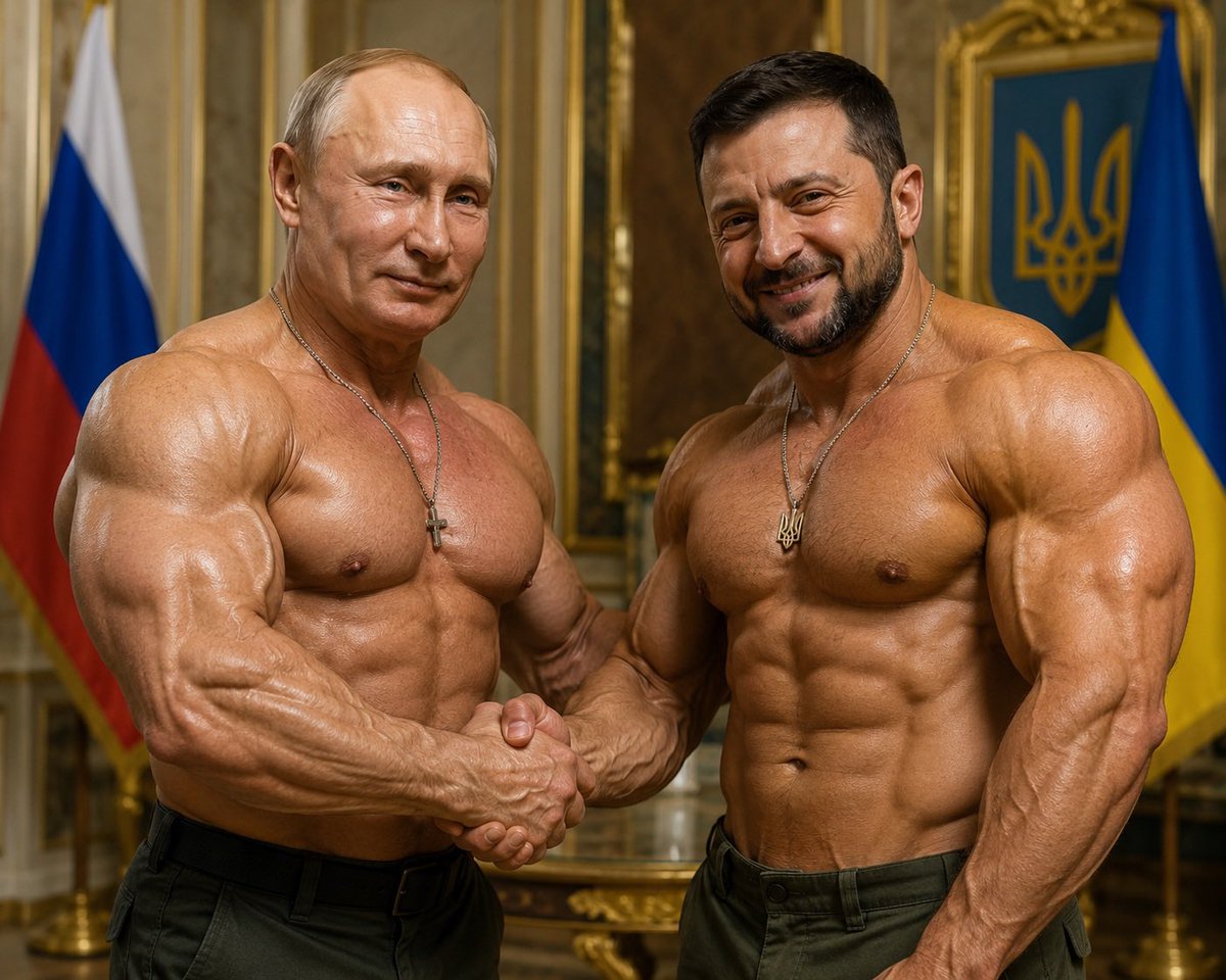 MAGAGoonGod's tweet photo. They just needed to fuck 🇷🇺 🤝🏻 🇺🇦 

#ILBAB #VladimirZelenskyy #VolodymyrPutin https://t.co/7Y8YdCCBmZ