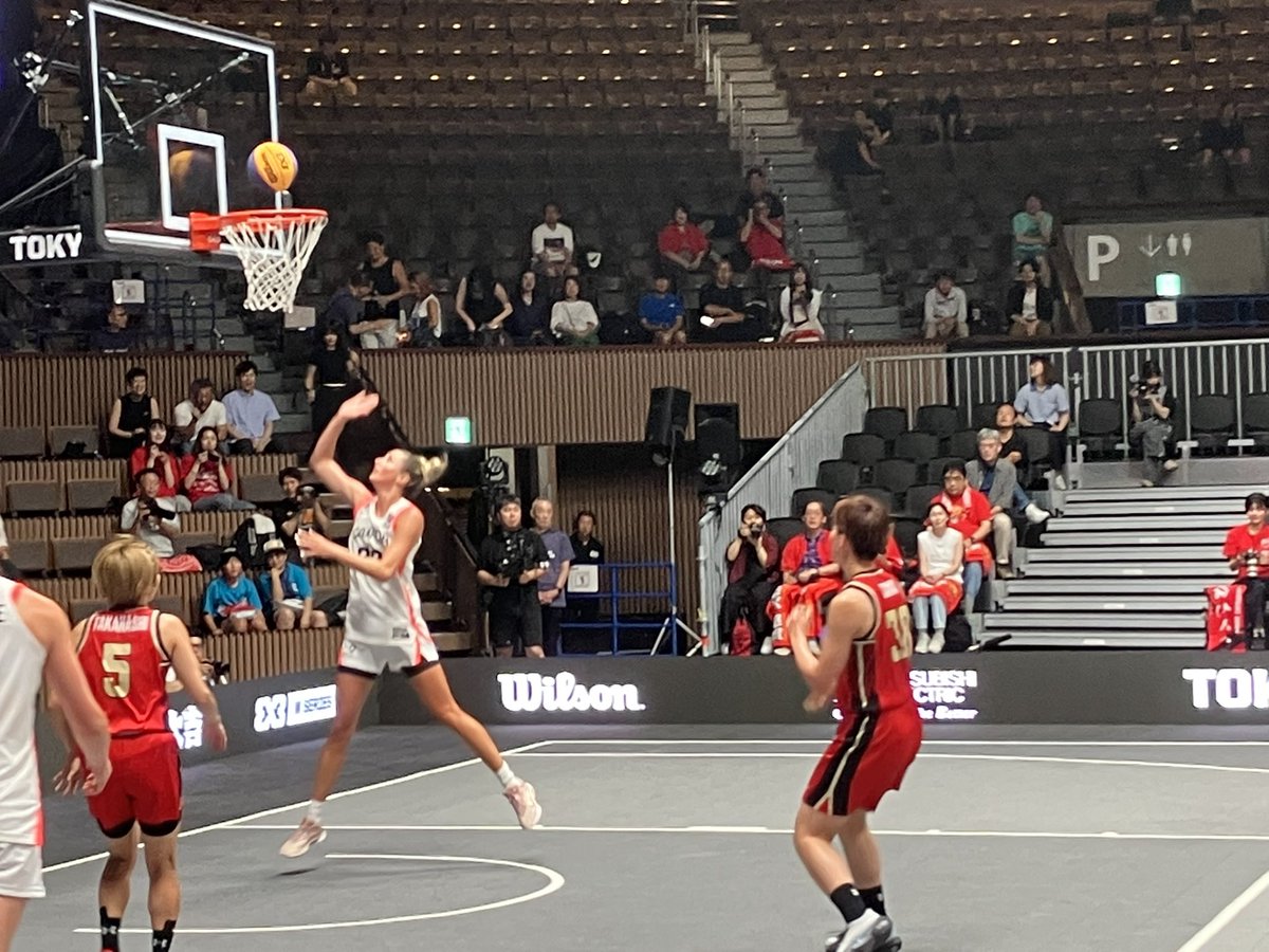 minoru_st's tweet photo. FIBA 3x3 Women's Series Tokyo Stop 2026. Main Draw Pool B. Canada vs Mitsubishi Electric. 22対14でCanadaのKO勝ち。#3x3WS #FIBA3x3 https://t.co/Mnf28z9OAy