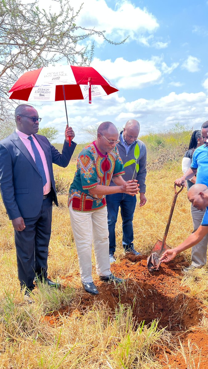 UoNWMI's tweet photo. Pioneer Insurance reitarated its vision of transforming the 9-kilometre stretch from the university gate into a beautiful avenue lined with indigenous trees, neem trees, hedges and fruit orchards. #gogreen @PioneerKenya #climateaction https://t.co/TJCmkGm87p