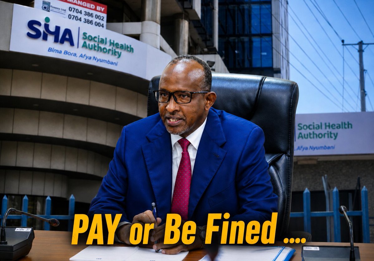 sholard_mancity's tweet photo. Last year, when they forced everyone onto SHA, I warned you that if you had:

❌ No job? You’ll be fined.
❌ Miss a payment? You’ll be fined.
❌ Poor? Congrats, you’re now in debt to the state.

​Today, the mask came off:
A notice from SHA says "Late payment attracts a 2% penalty under Section 27(6)..."

​They in my opinion forcibly registered millions of Kenyans who can’t even afford food in villages, and now they want to punish them for being broke.

​And why the sudden aggressive panic? Could it be, because the scheme is bleeding cash?

​I told you so. This government has completely failed.