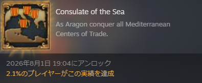 Feb_sea's tweet photo. アラゴンの実績達成。噂には聞いていたが、農民共和制でも同君連合を維持できるのは謎。 #EU4 https://t.co/ndBlPTzk8d