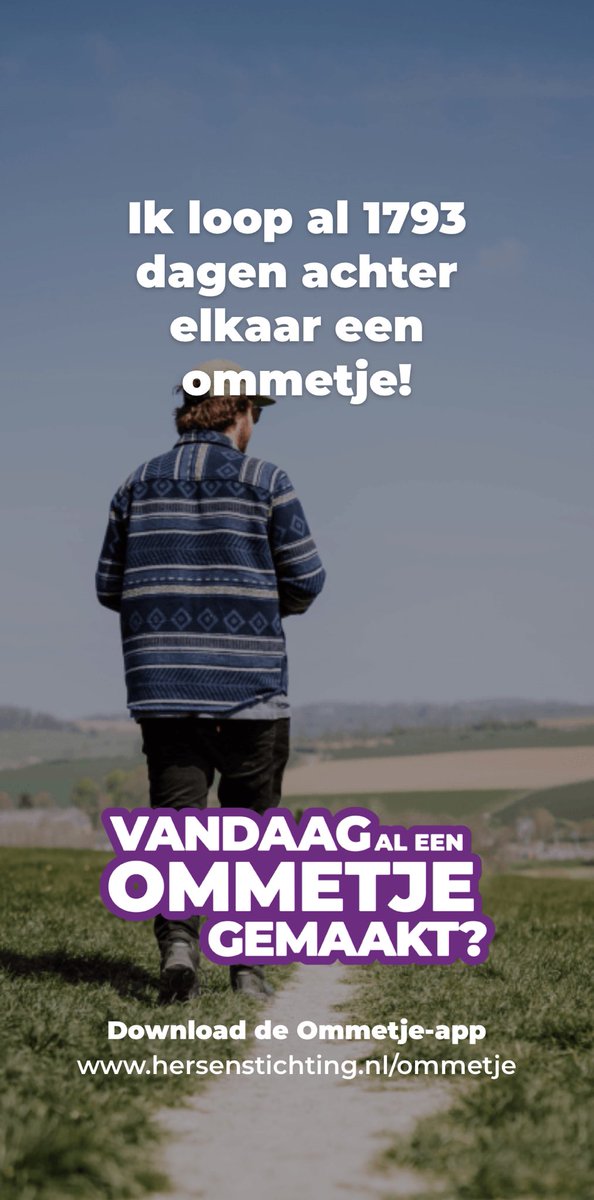 EngelenMartin's tweet photo. Ik loop al 1793 dagen achter elkaar een ommetje! https://t.co/mJPHEwMukz