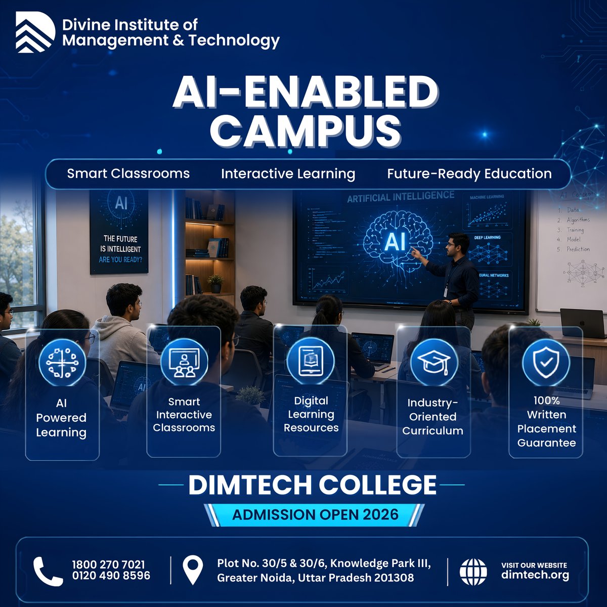 dimtechOfficial's tweet photo. Step into the future with an AI-Enabled Campus  Learn smarter, build industry-ready skills and shape your successful career with DIMTECH College.

𝗙𝗼𝗿 𝗠𝗼𝗿𝗲 𝗜𝗻𝗳𝗼𝗿𝗺𝗮𝘁𝗶𝗼𝗻, 𝗖𝗹𝗶𝗰𝗸 𝘁𝗵𝗲 𝗹𝗶𝗻𝗸 𝗯𝗲𝗹𝗼𝘄
https://t.co/xXOkhD6B5A https://t.co/rRqjWHFKGM