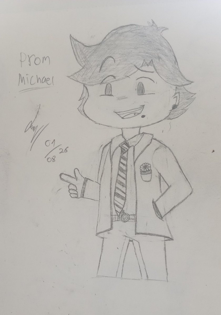 LamySyafiy73422's tweet photo. Welp... Why don't I just draw Michael's prom? Hi hi hi ๐คญ
#fnfbb #fnfbigbrother #fnfmod #arttraditional https://t.co/h8mcWTwq7i