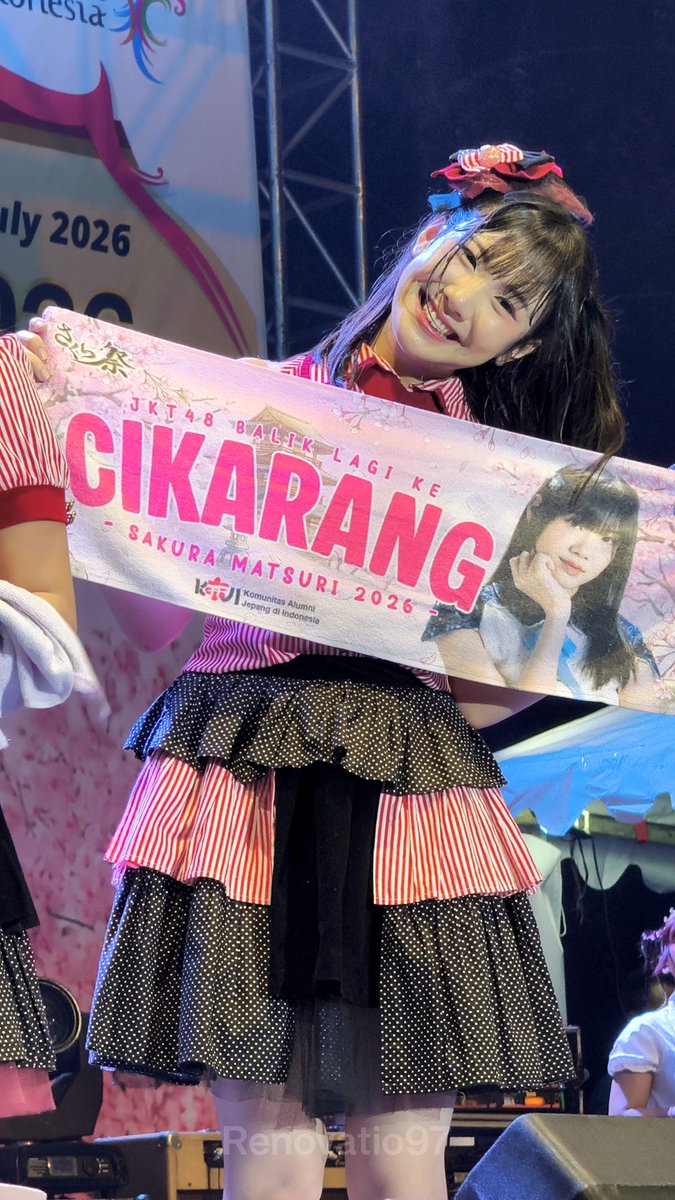 _pratama_ar_'s tweet photo. [20260726] Sakura Matsuri 2026 

@JE_JemimaJKT48 Part 1

#JKT48 #JKT48Trainee #Gen13 https://t.co/MeNulREMLk