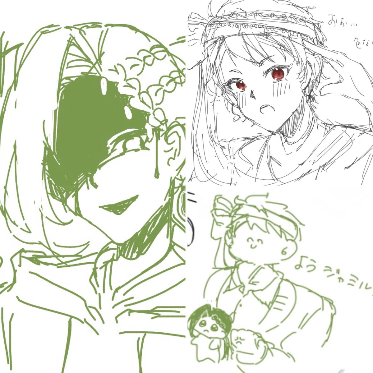 Suachimaru's tweet photo. 見たらほとんどなかったです。
絵チャでゴミのようなﾋﾞｬを量産してました🫶
#今月描いた絵を晒そう https://t.co/9OhnwpbGAW