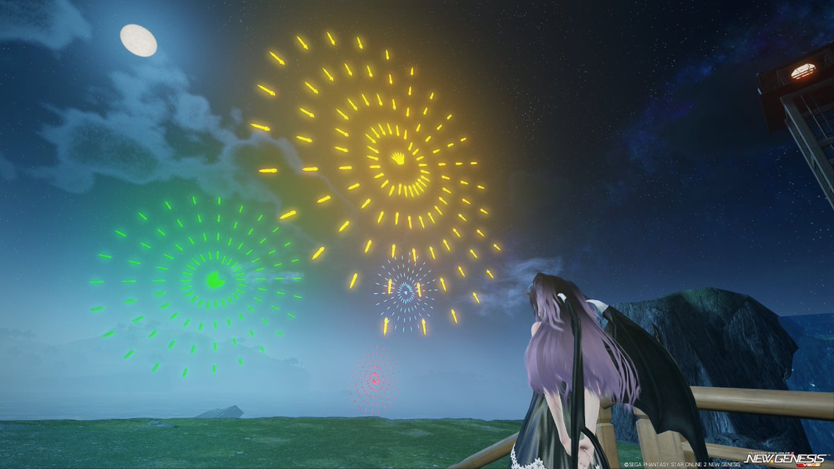 malris_ngs's tweet photo. #PSO2NGS #PSO2NGS_SS  
東方の弾幕使って花火再現してみた(*^^*) https://t.co/stt6IfJ6xx