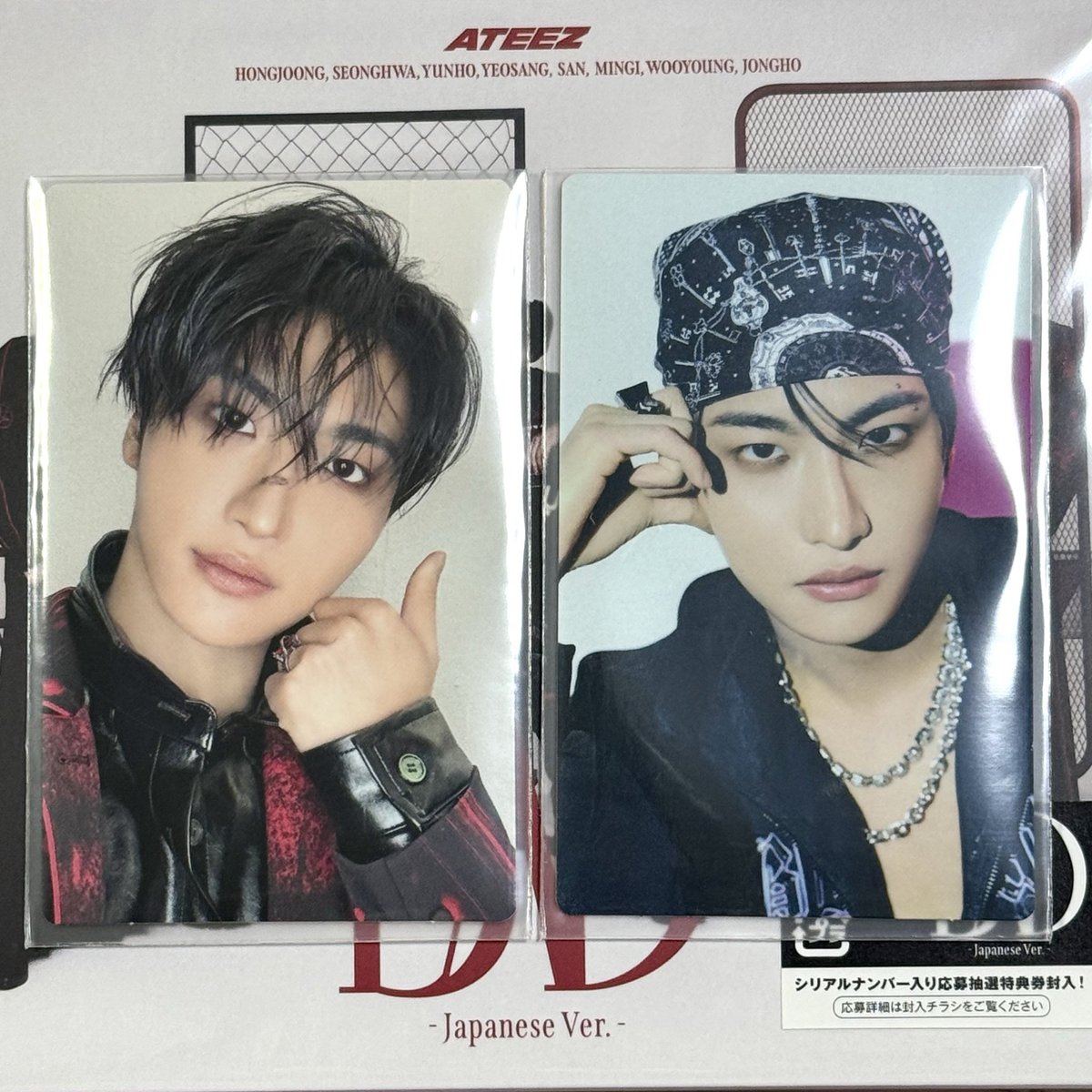 ms_41616's tweet photo. ATEEZ BAD トレカ 特典 交換 アチズ

譲：ソンファ ヨサン
求：同種ウヨン

大阪手渡し希望です。
お気軽にお声がけください🙇🏻‍♂️
⚠️初回Bソンファ裏に小さな点あります https://t.co/kuYTuHp2qi