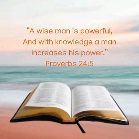 larryjbarker's tweet photo. Realize that wisdom is the same for you. If you find it, you will have a future, and your hope will never fade. #Proverbs24:14 #SOAP2026 #LoveGodsWord #ObeyGodsWord #HisWay https://t.co/zvWRcWMvDH
