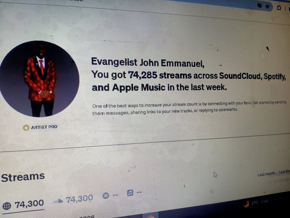 johndickson2500's tweet photo. GOOD NEWS!

To the glory of God, we are delighted to share that the Gospel is reaching lives across the world through our SoundCloud ministry.

By God's grace, our Bible-centered audio messages and gospel songs have now recorded over 76,000 plays, with the United States of America now leading as our top listening country, overtaking Vietnam.

Every play is another opportunity for someone to hear the Gospel of Jesus Christ, grow in faith, and experience the transforming power of God's Word.

Check out Evangelist John Emmanuel on #SoundCloud
https://t.co/Jm8DRF1ha2

We sincerely thank everyone who has listened, shared, prayed, and supported this ministry. Your partnership is helping us take the Gospel beyond borders and into the hearts of people around the world.

To God alone be all the glory!

🎧 Listen on SoundCloud:
https://t.co/5LR5ybtIGz

🌐 Website: https://t.co/6PasePZSLb