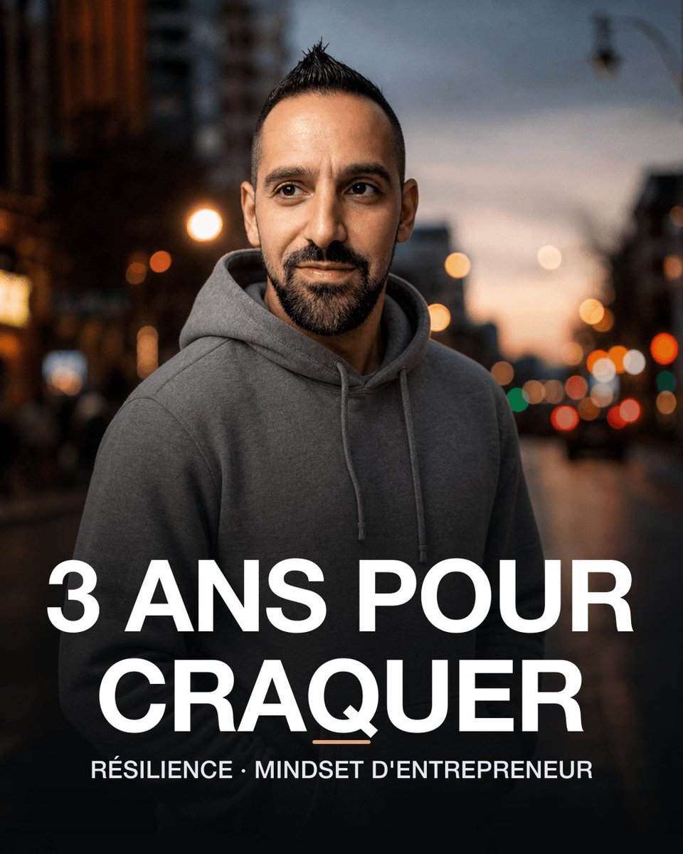 StevePiermaria's tweet photo. 3 ans à attendre le bon moment. Rien n'a bougé.

Un matin ordinaire, j'ai lancé quand même. Imparfait. Le marché a répondu en une semaine.

Il ne juge pas ta perfection. Il récompense ta présence.

Tu attends depuis combien de temps?

#entrepreneuriat #mindset https://t.co/h4N7S4uGxX